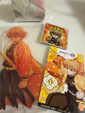 귀멸의 칼날 아가츠마 젠이츠 아크릴 스탠드 외