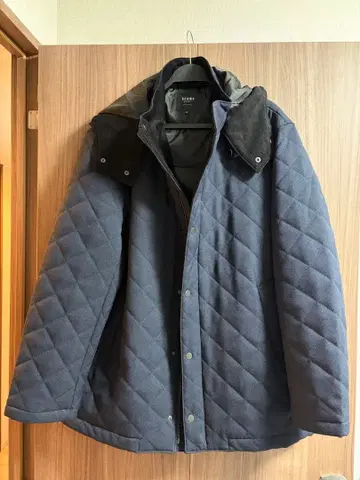 BEAMS HEART 빔즈 하트 퀼팅 자켓 XL 네이비