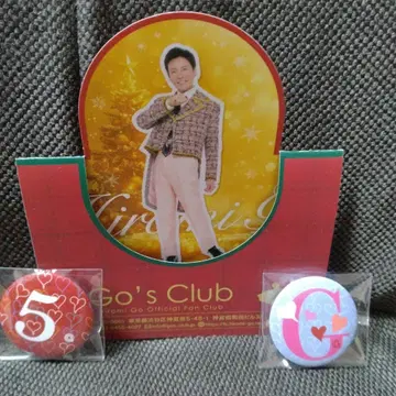 고 히로미 캔뱃지 & 입체 전단지