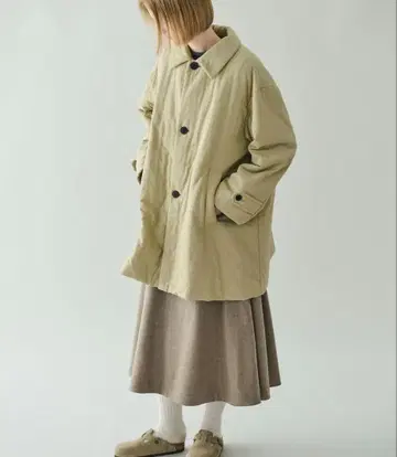 LE GLAZIK 나일론 트윌 숏코트