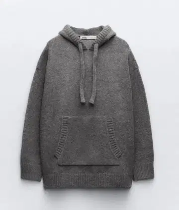 [ ZARA ] 오버 사이즈 니트 롱 맨투맨