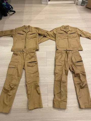 Jawin 베이지 카고 팬츠 L