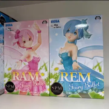 Re: 제로부터 시작하는 이세계 생활 렘 라무 피규어 세트 페어리