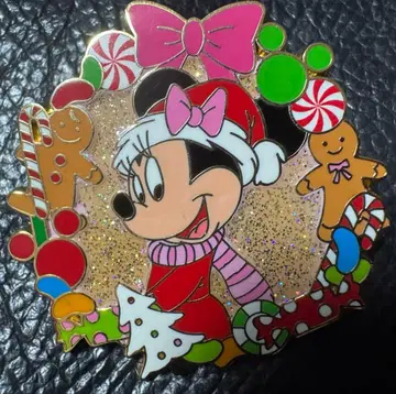 레어 디즈니 스토어 크리스마스 미니 핀 배지