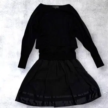 언타이틀 도킹 원피스 블랙 M