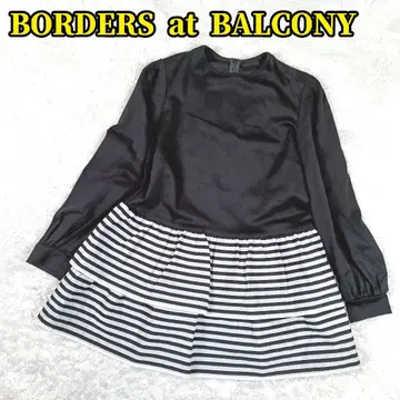 보더스 앳 발코니 보더 티어드 탑 블라우스 프릴 21AW