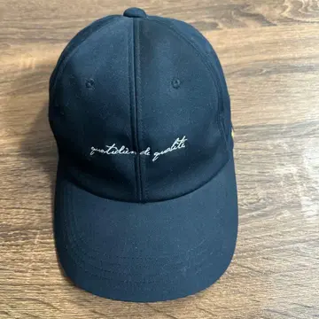 CA4LA 블랙 캡 자수 로고