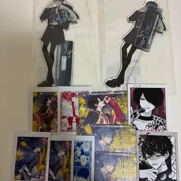 별똥별의 왕자님 블랙 잭 츠바키 아크릴 스탠드 카드류
