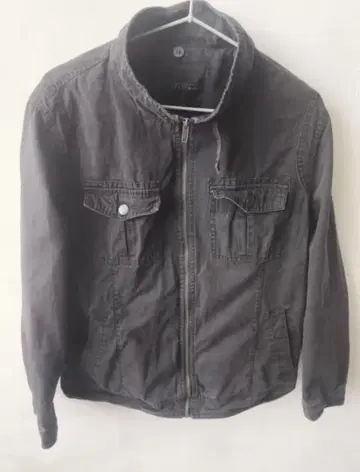 다크 그레이 지퍼 자켓 S