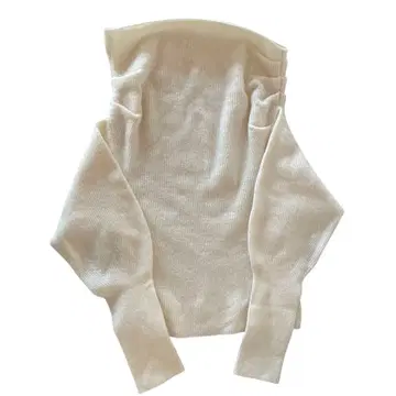 [택 포함 새상품] SNIDEL 루즈 오프숄더 니트 풀오버 화이트 F