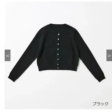 L'AUBE BLANC 컴팩트 크루넥 가디건