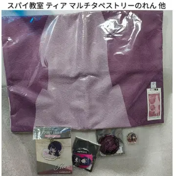 스파이 교실 티어 멀티 태피스트리 노렌 캔뱃지 키링 애니메이션