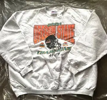 새상품급 2001 OREGON STATE CHAMPIONS 스웨트 셔츠