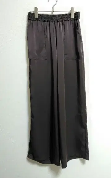 저널 스탠다드 리룸 빈티지 새틴 베이커 팬츠 브라운