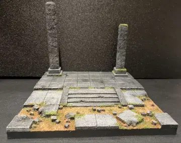 디오라마 베이스 폐허 유적 피규아트 드래곤 퀘스트 가샤폰 퀘스트 353