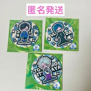 BLEACH 천년혈전편 미니 캐릭터 캔뱃지 히츠가야 토시로 3개 세트