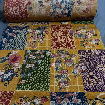 코몬 초근목피염 옷감 순수 실크 펄톤 가공