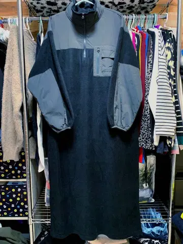 nico and - MODE NORM CORE. 밀리터리 롱 원피스.