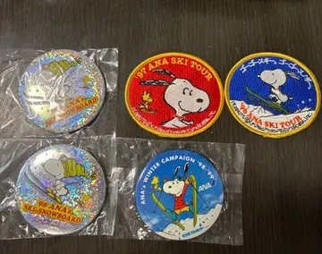 스누피 핀 배지 5세트