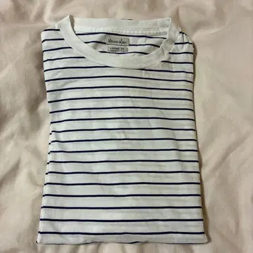 STEVEN ALAN 긴팔 보더 티셔츠 루즈핏