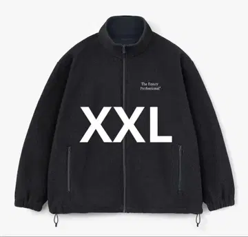 PROFESSIONAL FLEECE JACKET (BLACK) XXL