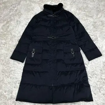 [ 새상품급 ] TAE ASHIDA 다운 코트 블랙 퍼 옷깃 M 롱