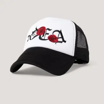 이데아스와무 메쉬 캡 IDEASWAM 캡 장미 자수