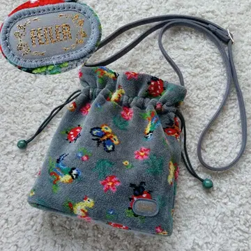 새상품급 FEILER 페이러 하이디 그레이 복조리 숄더백