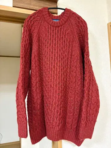 레어 아이템 LANDS END 피셔맨 울 니트 스웨터