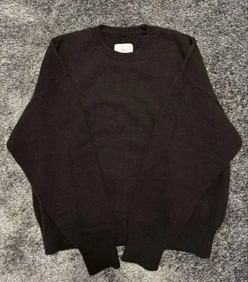 stein ex fine lambs crew neck knit 슈타인