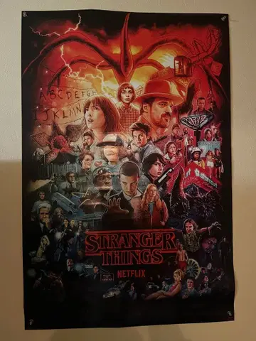 STRANGER THINGS 초대형 포스터 약 89x59cm