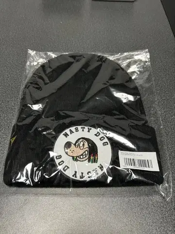 [ 판매 종료 ] Nasty Dog 오리지널 니트 모자 ( 블랙 )