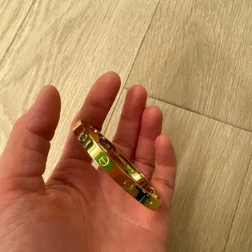 골드 심플 뱅글