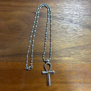 앙크로스 목걸이 실버