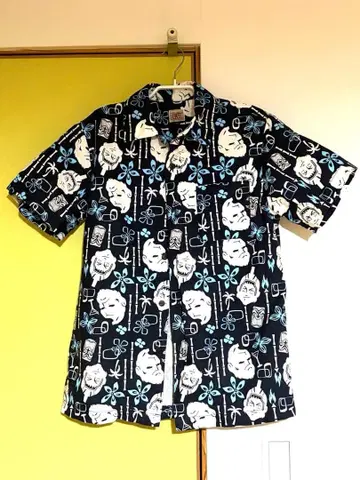 [새상품급] 빌반 근육맨 하와이안 셔츠 제시 메이비아 카메하메 M