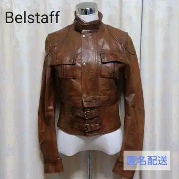 연말 세일 Belstaff 브라운 가죽 자켓