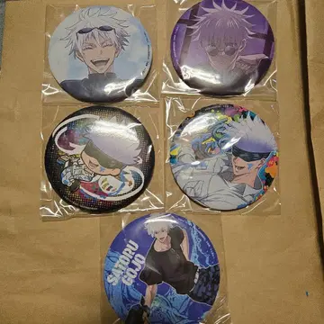 주술회전 세가 럭키 쿠지 캔뱃지 고죠 사토루 세트