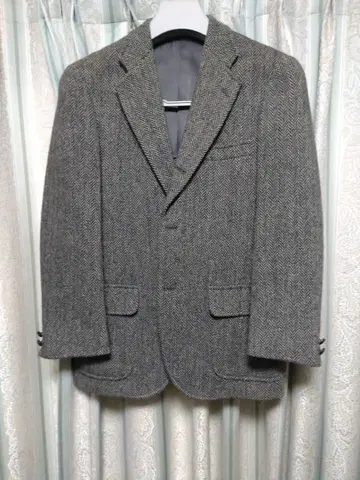 NEW YORKER 테일러드 자켓 그레이 네임 자수 있음