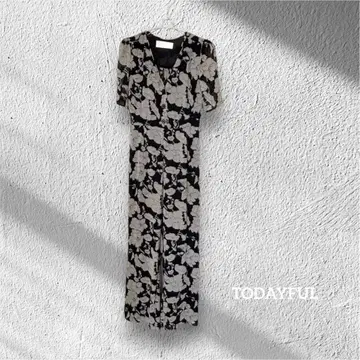 TODAYFUL 투데이풀 플라워 조젯 콤비네존 올인원