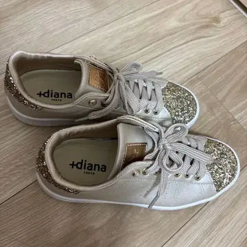 diana 글리터 스니커즈 실버