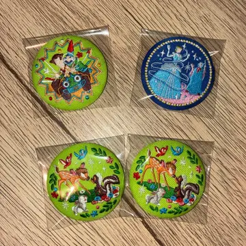 디즈니 자수 캔뱃지