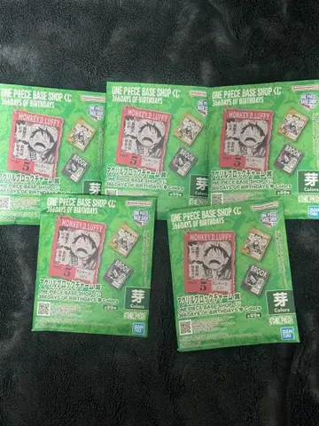 ONEPIECE BASE SHOP 복권 아크릴 블록 참상 5개