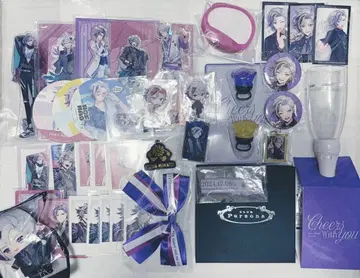 니지산지 후와 미나토 아크릴 스탠드 응원봉 캔뱃지 기타