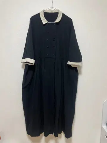 사만사 모스모스 옷깃 배색 원피스