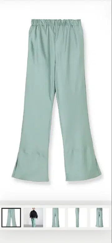 no.b 새틴 바이어스 팬츠<그린>