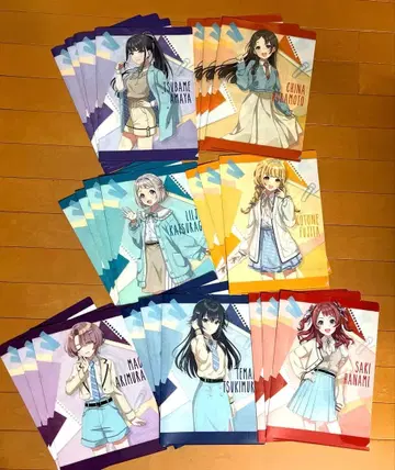 학원 아이돌 마스터 클리어 파일 전 7종 컴플리트 총 23장