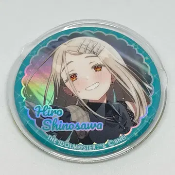 시노자와 히로 콘트라스트 오로라 캔뱃지 학원 아이돌 마스터 학마스