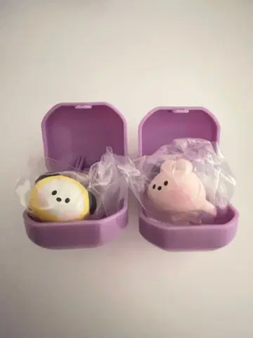 BT21 퐁실 반지 CHIMMY COOKY 치미 쿠키 세트