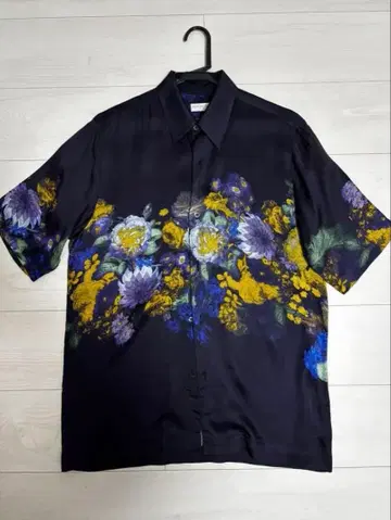 dries van noten 플로럴 하와이안 셔츠