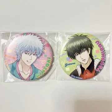 은혼 사카타 긴토키 히지카타 토시로 레트로 팝 캔뱃지